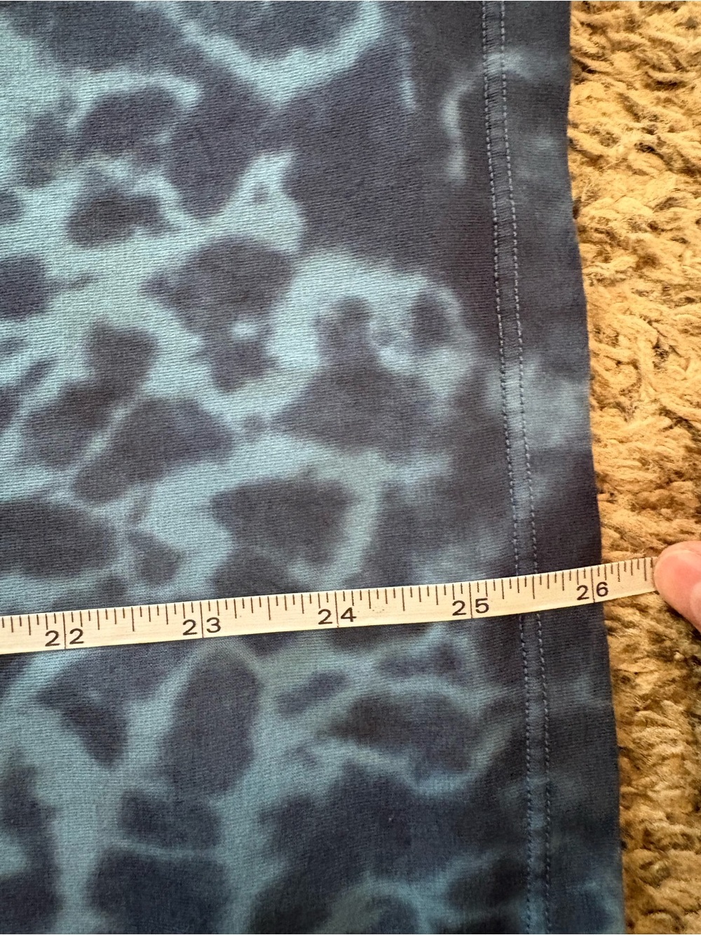 Lululemon Tie-Dye Navy All Yours Short Sleeve T-Shirt, size 10 - Picture 5 of 5